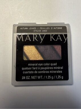 Mary Kay Mineral Eye Color Quad Autumn Leaves Eyeshadow Palette New